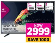 Telefunken 39" (99cm) HD LED TV (TLEDD-39HD)