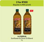 La familia Sunflower & Olive Oil Blend-For 2 x 1L