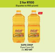 Supa Crisp Pure Corn Oil-For 2 x 2L