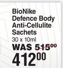 BioNike Defence Body Anti-Cellulite Sachets-30x10ml