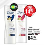 Dove Body Lotion Assorted-400ml Each