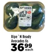 Ripe n Ready Avocados-6s Each