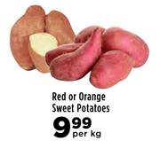 Red Or Orange Sweet Potatoes-Per Kg