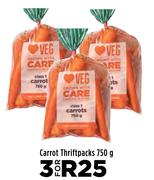 Carrot Thriftpacks-For 3 x 750g