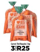 Carrot Thriftpacks-For 3 x 1kg