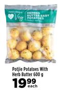 Potjie Potatoes With Herb Butter-600g Each