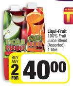 Liqui Fruit 100% Fruit Juice Blend Assorted-For Any 2 x 1L