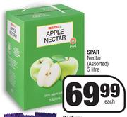 Spar Nectar Assorted-5L Each