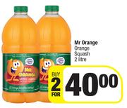 Mr Orange Squash-For 2 x 2L