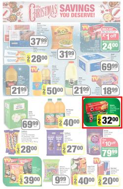 KWIKSPAR EASTERN CAPE : We've Got The Christmas You Deserve (23 November - 5 December 2021) Valid in Abbotsford, Beacon Isle, Beetlestone, Burt Drive, Butterworth, Cambridge West, Miramar, Rink Street, page 2