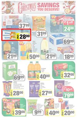 KWIKSPAR EASTERN CAPE : We've Got The Christmas You Deserve (23 November - 5 December 2021) Valid in Abbotsford, Beacon Isle, Beetlestone, Burt Drive, Butterworth, Cambridge West, Miramar, Rink Street, page 2