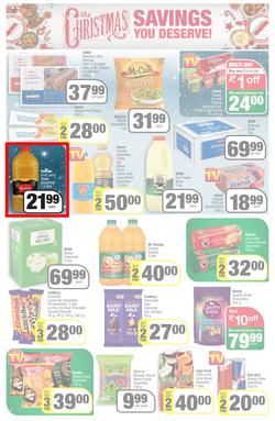 KWIKSPAR EASTERN CAPE : We've Got The Christmas You Deserve (23 November - 5 December 2021) Valid in Abbotsford, Beacon Isle, Beetlestone, Burt Drive, Butterworth, Cambridge West, Miramar, Rink Street, page 2