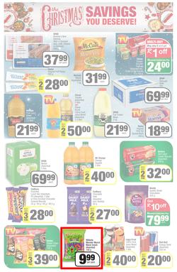 KWIKSPAR EASTERN CAPE : We've Got The Christmas You Deserve (23 November - 5 December 2021) Valid in Abbotsford, Beacon Isle, Beetlestone, Burt Drive, Butterworth, Cambridge West, Miramar, Rink Street, page 2