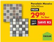 Porcelain Masaics 300 x 300mm-Per Sheet