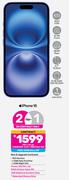 2 x Apple iPhone 16-On 4.8GB Red Core + Red Flexi 160