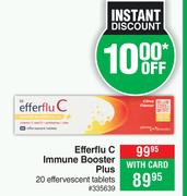 Efferflu C Immune Booster Plus 20 Effervescent Tablets