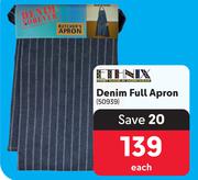 Ethnix Denim Full Apron 50939