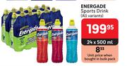 Energade Sports Drink (All Variants)-24 x 500ml