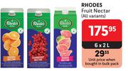 Rhodes Fruit Nectar (All Variants)-6 x 2Ltr