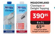 Meadowland Classique Or Delight Topping-6 x 1Ltr