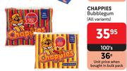 Chappies Bubblegum (All Variants)-100's Pack