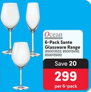 Ocean 6-Pack Sante Glassware Range-Per 6 Pack