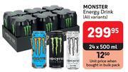 Monster Energy Drink (All Variants)-24 x 500ml