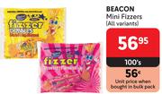 Beacon Mini Fizzers (All Variants)-100's Pack