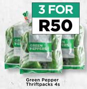 Green Pepper Thriftpacks-For 3 x 4s