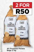 Food Lover's All Purpose Potato Bags-For 2 x 2kg