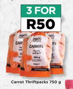Food Lover's Carrot Thriftpacks-For 3 x 750g