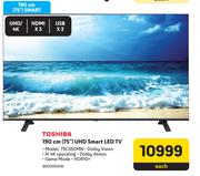 Toshiba 75" (190cm) UHD Smart LED TV 75C350MN