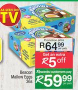 Beacon Mallow Eggs-36's Per Pack
