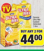 Danone Ultra Mel Custard (Selected)-For Any 2 x 1Ltr