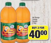 Mr Orange Orange Squash-For 2 x 2Ltr