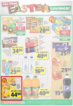 SUPERSPAR EASTERN CAPE : Your One Stop Easter Shop (23 March - 5 April 2021) Valid in Cofimvaba, Daku, Georgious, Highway, Kwantu, Mdantsane, Ndu, New Brighton, Stanford Square, Tamz, Zonke, page 2