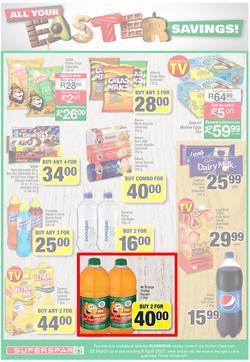 SUPERSPAR EASTERN CAPE : Your One Stop Easter Shop (23 March - 5 April 2021) Valid in Cofimvaba, Daku, Georgious, Highway, Kwantu, Mdantsane, Ndu, New Brighton, Stanford Square, Tamz, Zonke, page 2