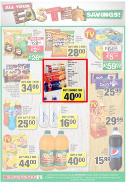 SUPERSPAR EASTERN CAPE : Your One Stop Easter Shop (23 March - 5 April 2021) Valid in Cofimvaba, Daku, Georgious, Highway, Kwantu, Mdantsane, Ndu, New Brighton, Stanford Square, Tamz, Zonke, page 2