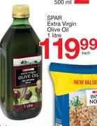 Spar Extra Virgin Olive Oil-1Ltr Each