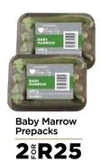 Baby Marrow Prepacks-For 2