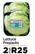 Lettuce Prepacks-For 2