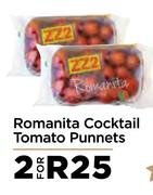 Romanita Cocktail Tomato Punnets-For 2