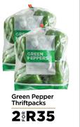 Green Pepper Thriftpacks-For 2
