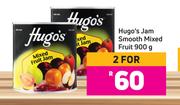 Hugo's Jam Smooth Mixed Fruit-For 2 x 900g