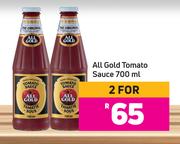 All Gold Tomato Sauce-For 2 x 700ml
