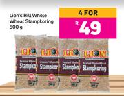 Lion's Hill Whole Wheat Stampkoring-For 4 x 500g