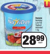 Danone Nutriday Low Fat Yoghurt Assorted-1Kg Each