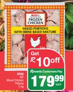 Spar IQF Mixed Chicken Potions-5kg Each