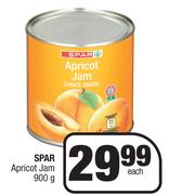 Spar Apricot Jam-900g Each 