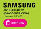 Samsung 65" QLED 4K TV QA65Q60CAKXXA